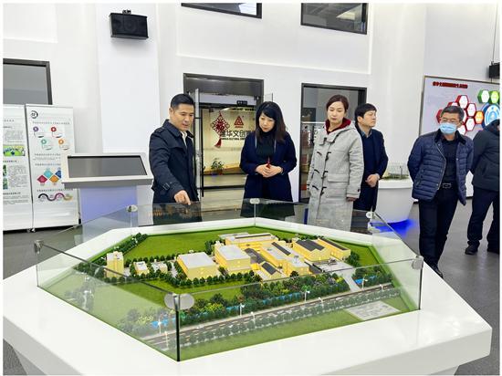 淮南市田家庵區(qū)區(qū)委常委、副區(qū)長張曙暉 考察建華文創(chuàng)集團